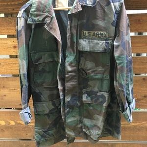Vintage camo army jacket